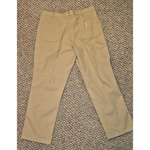 Carhartt Men’s Rugged Flex Canvas Work Pants 40x32 BN2291-M Relaxed Fit Stretch - Picture 2 of 5